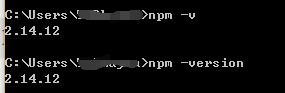 檢驗node.js是否安裝成功的判斷