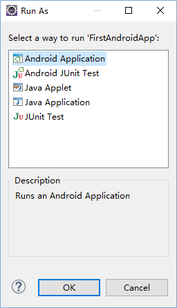 Run As Android Application