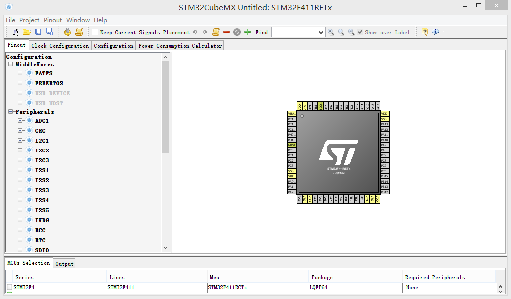 至此一个STM32CubeMX工程已经建立好