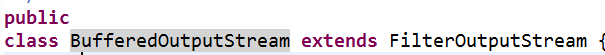 BufferedOutputStream类