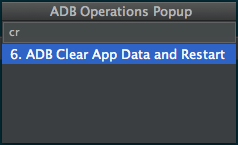 adb dialog