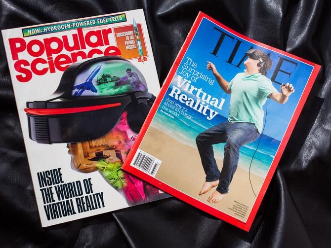 Popular Science杂志1993年6月刊封面与《时代》杂志2015年8月刊封面对照