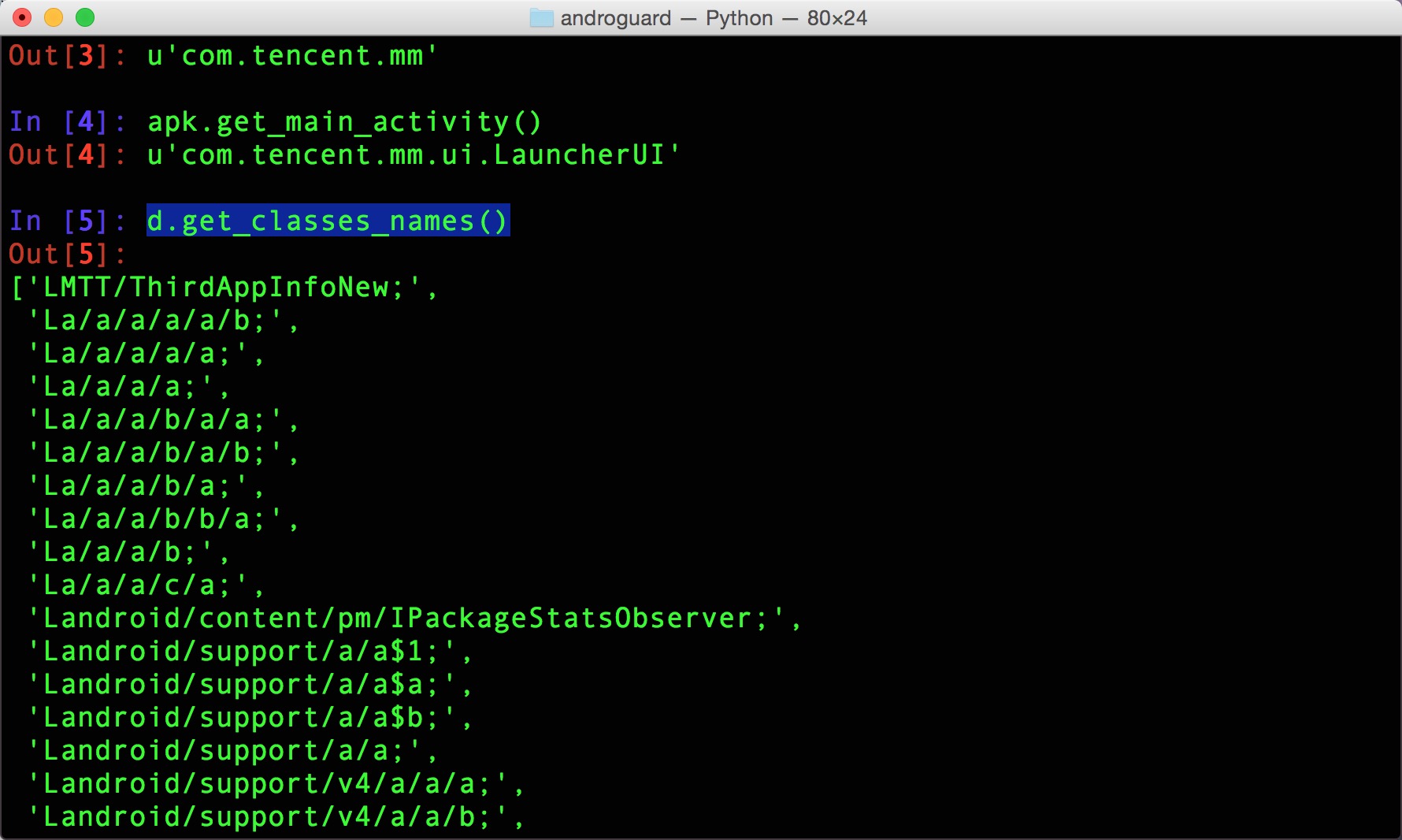 Android安全专项-利用androguard分析微信 - zsychanpin - 博客园