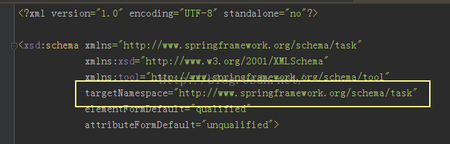 使用spring4添加调度任务task的namespace