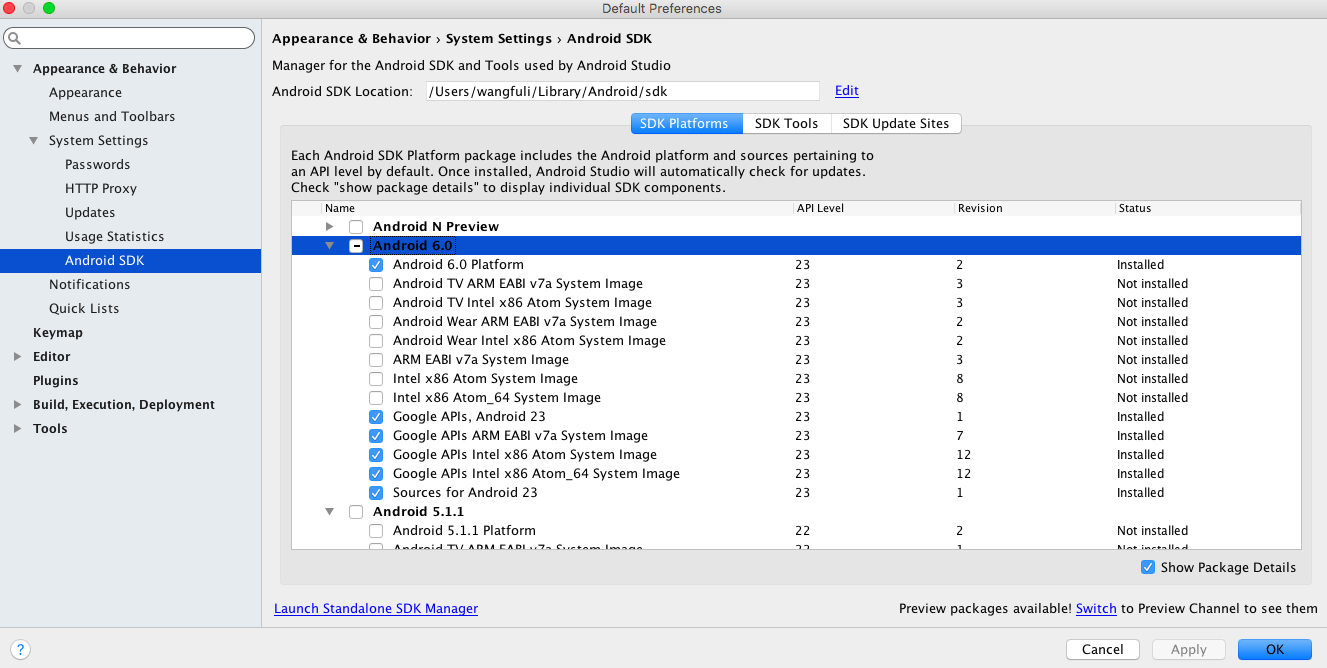 SDK Manager