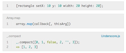 code block 显示效果