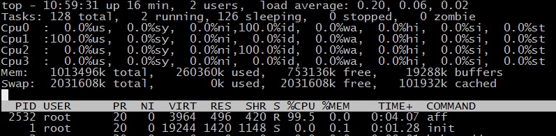 CPU占用率