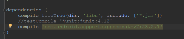 Android Studio：Error:(23, 17) Failed to resolve: junit:junit:4.12