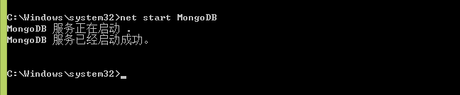 start MongoDB service