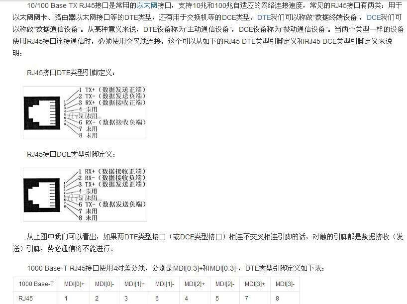 网线之RJ45接口定义及网线线序[通俗易懂]