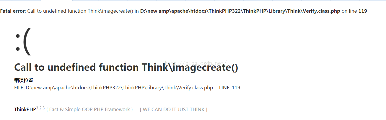Thinkphp,imagecreate