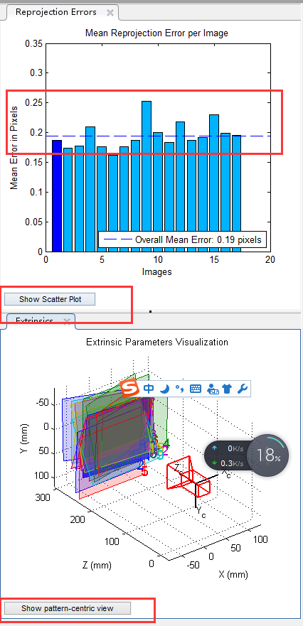标定参数在matlab工作空间里可以看到相机参数的属性查看相机的内参