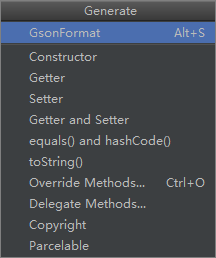 GsonFormat