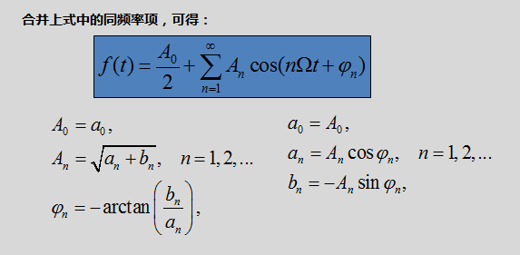 合并同频率项