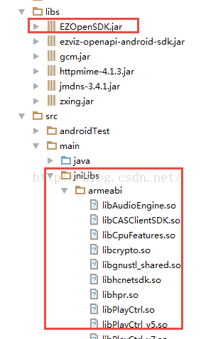 AndroidStudio 集成海康威视 Android SDK，集成萤石Android SDK。