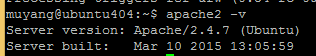 apache版本信息