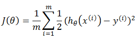 线性回归代价函数]