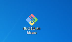 Double-click the downloaded Git