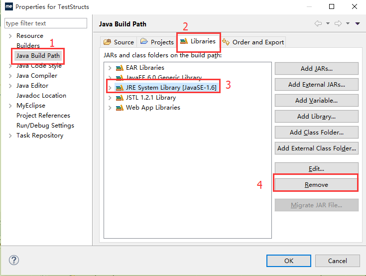 JRE System Library J2SE 1.6