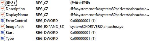 apache的注册表信息是这个样子的