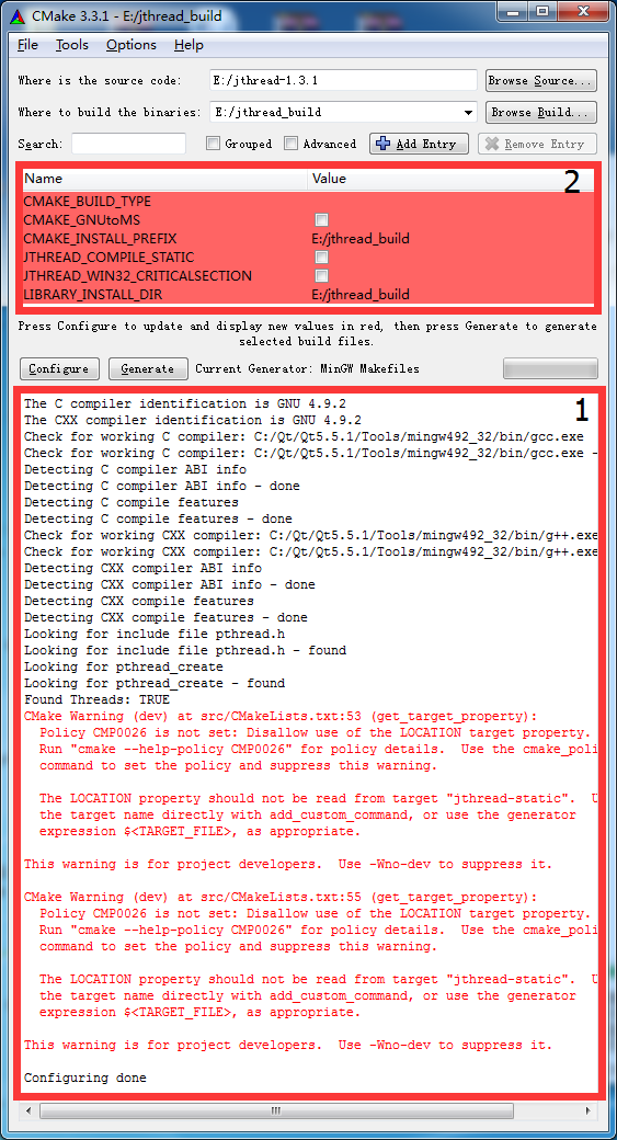 Windows 7（Win7）下Visual Studio 2012（VS2012）编译jrtplib与MinGW编译jrtplib