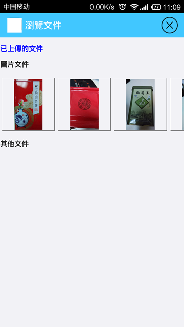 查看上传结果
