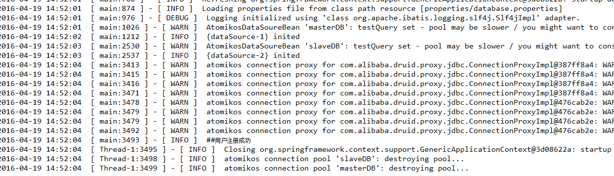 Spring mybatis atomikos implements JTA transactions Programmer Sought