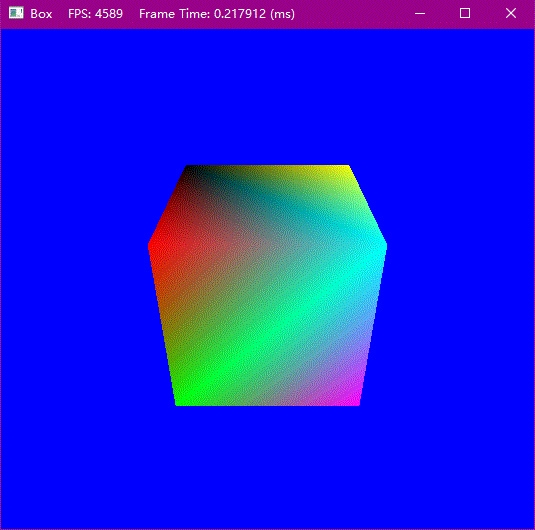D3D11无双（2）：渲染一个3D彩色立方体