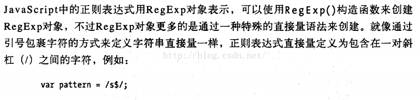 
			
				js中正则表达式			