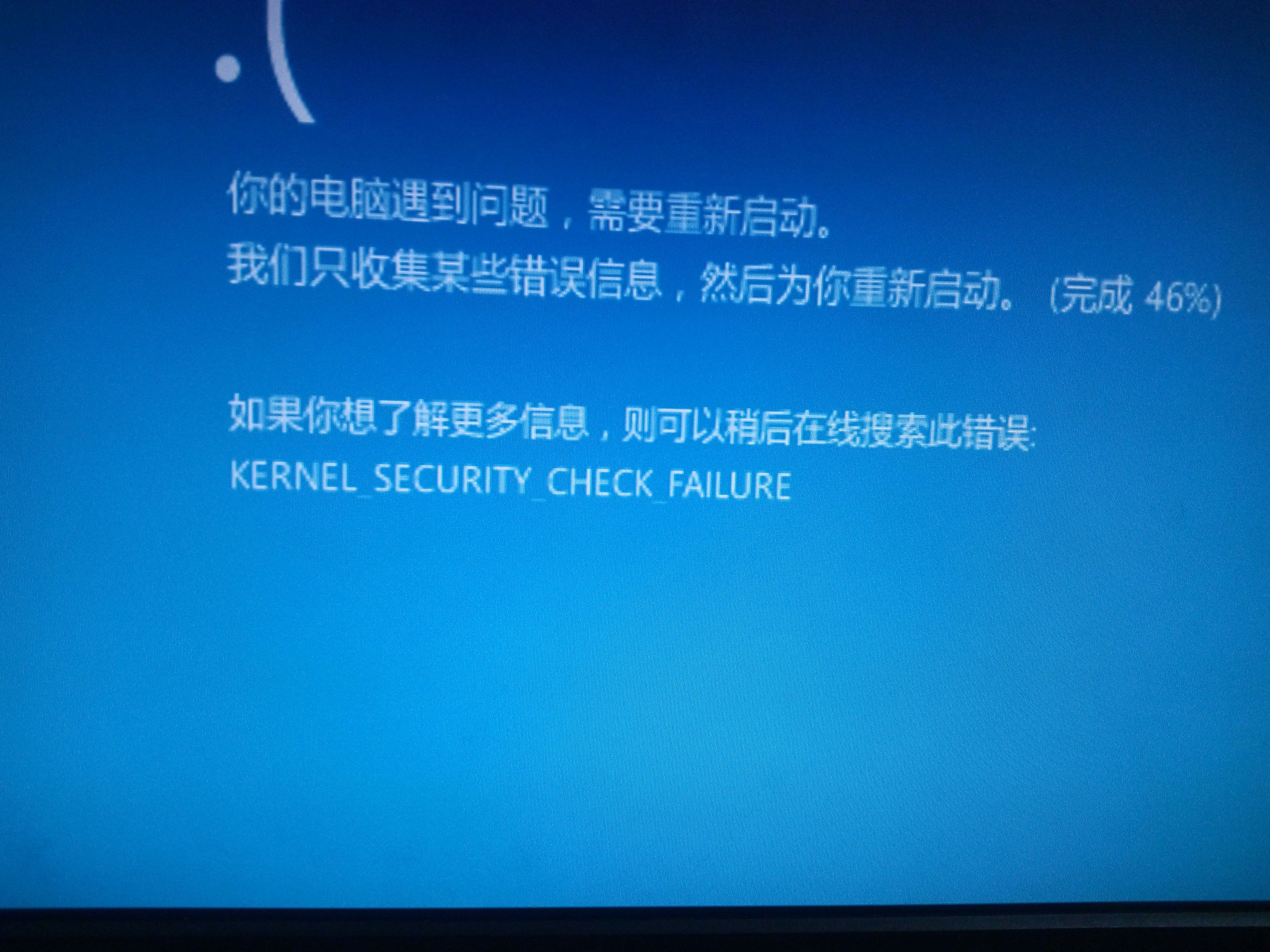 kernel security check failure