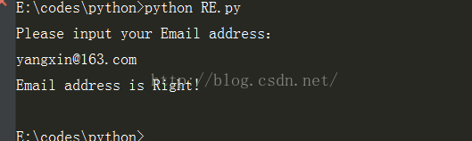 Python实现正则表达式匹配任意的邮箱