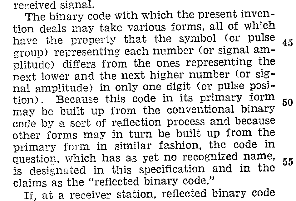 Gray's patent introduces the term