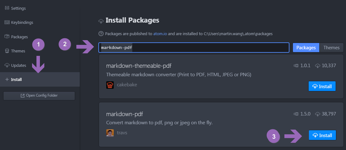 markdown-pdf