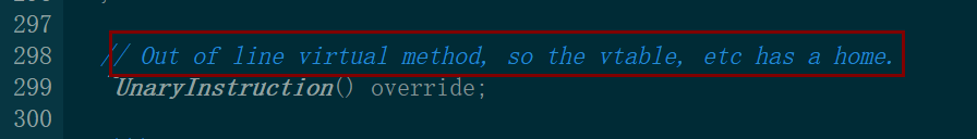 C++中的out-of-line虚函数