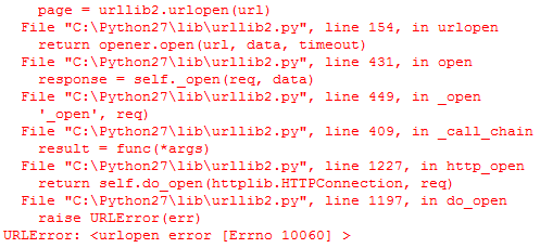 当python爬虫遇到10060错误「建议收藏」