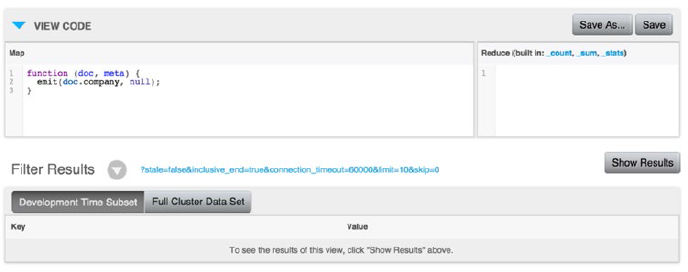 F2-12 couchbase 视图实现