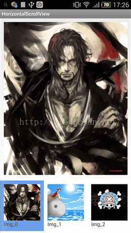 仿ViewPager相册（使用HorizontalScrollView）