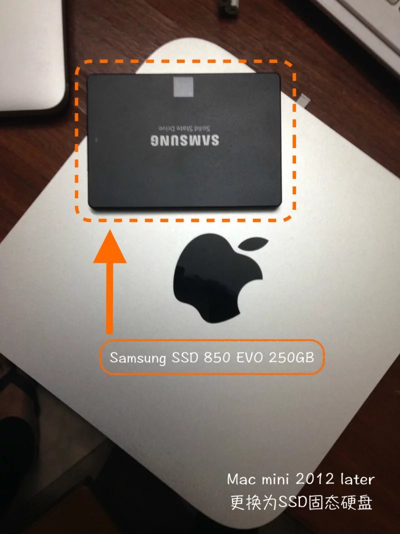 如何将Mac-mini（2012later）的机械硬盘换成SSD？_macmin 2012硬盘是