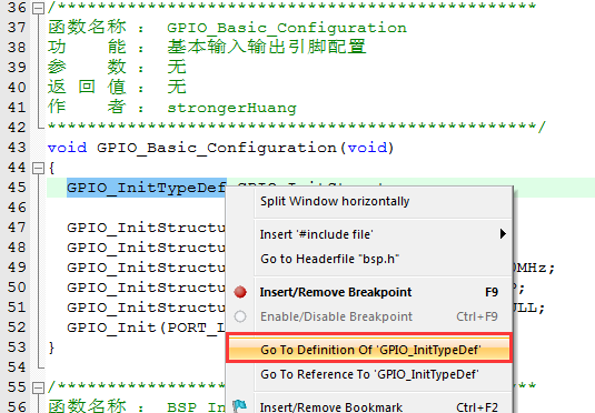 STM32F0xx_GPIO配置详细过程