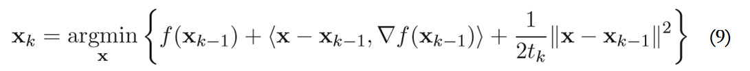 algo_FISTA(fast shrinkage-thresholding algorithm)