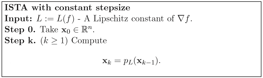 algo_FISTA(fast shrinkage-thresholding algorithm)