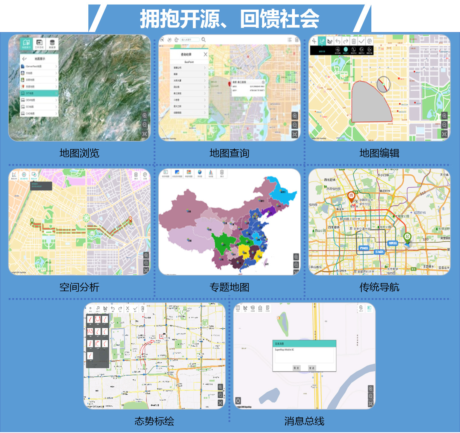 SuperMap iMobile 8C展示