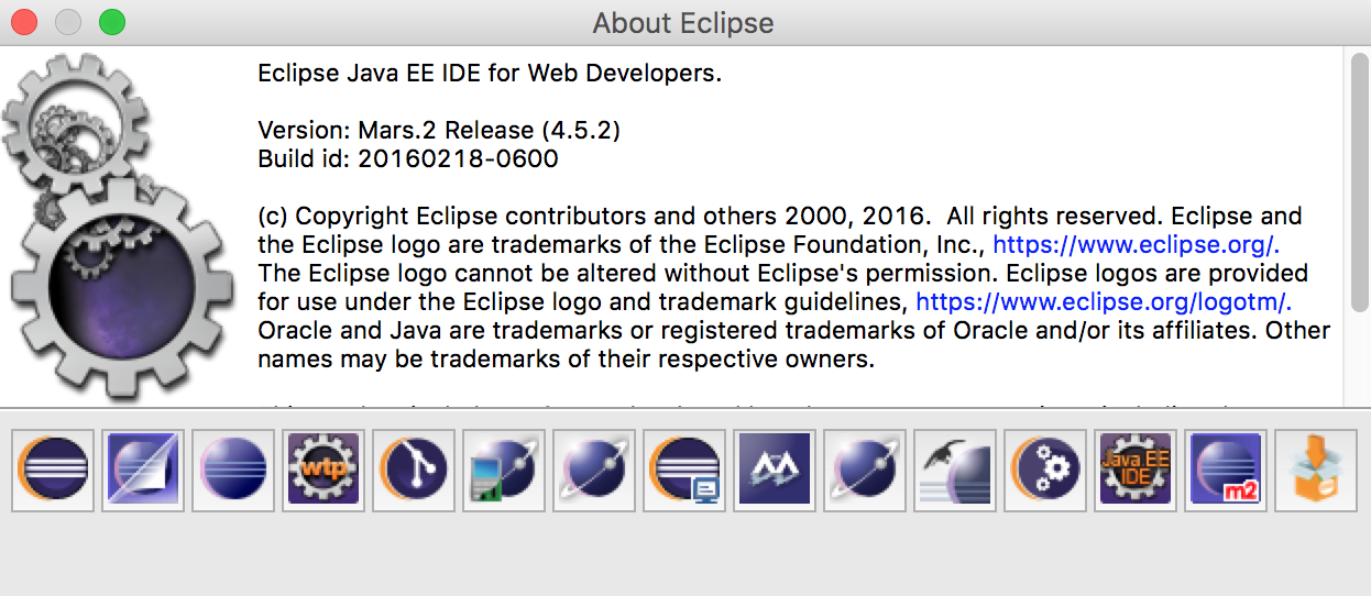 eclipse版本信息