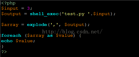 
			
				PHP文件中调用Python脚本			