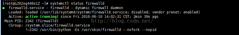 从一个错误映射到centos7 firewalld 防火墙的使用