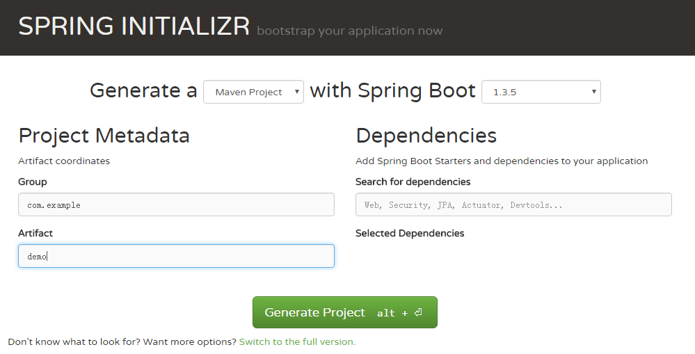 spring-initializer