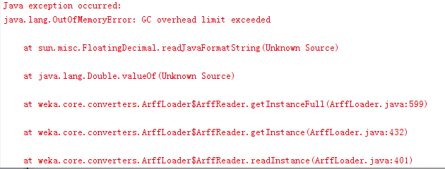 matlab调用Java程序时出现 Java.lang.OutOfMemoryErrot: GC overhead limit exceeded