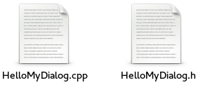 生成派生类的C++源代码文件