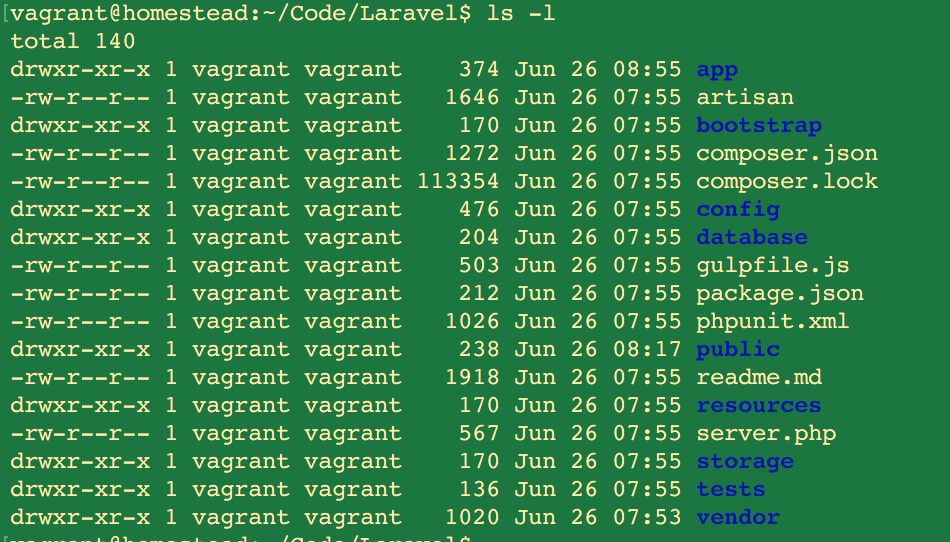 Laravel目录