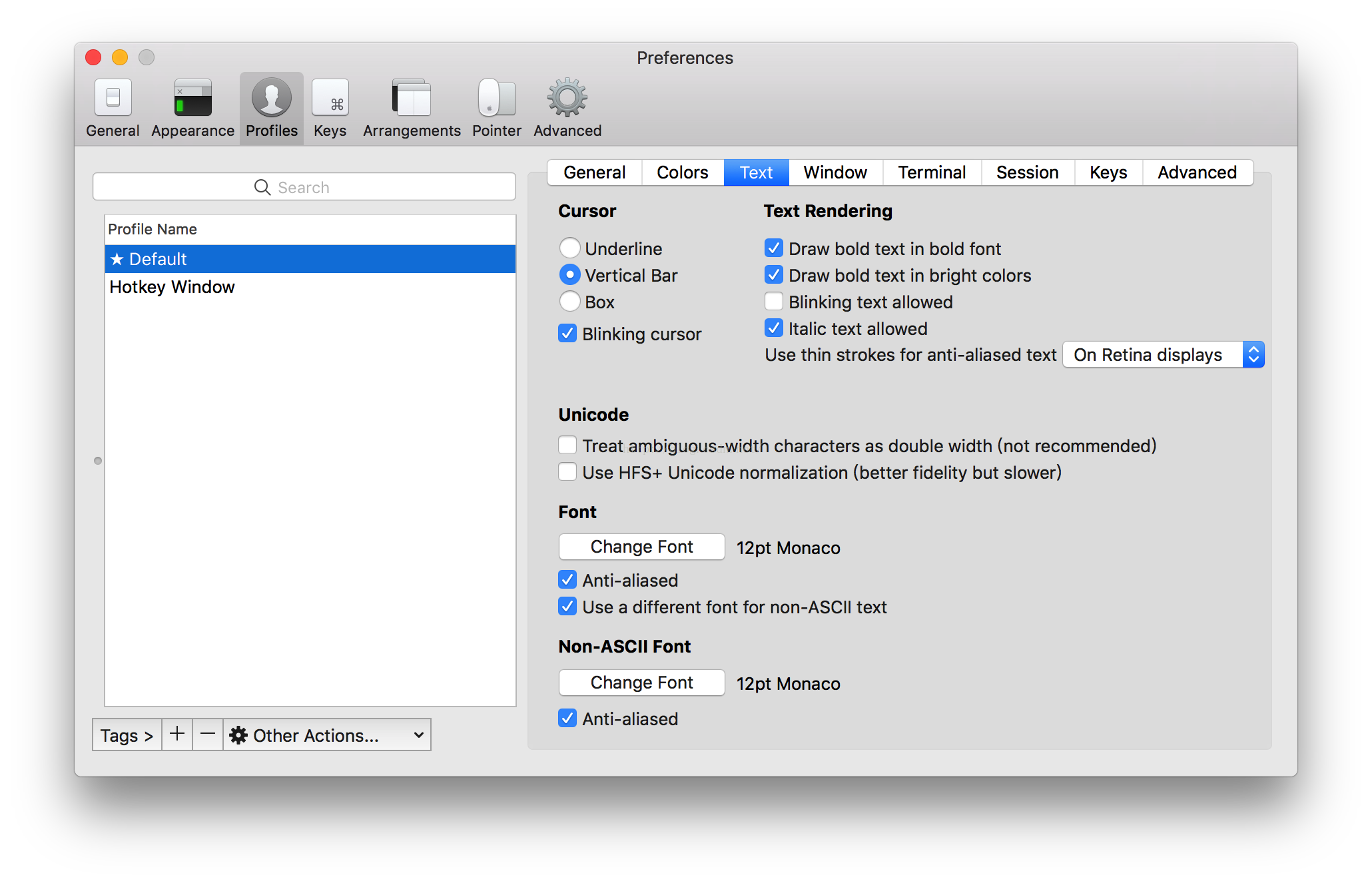 Item2光标形状设置 Diyxiaoshitou的专栏 Csdn博客 Iterm2 光标